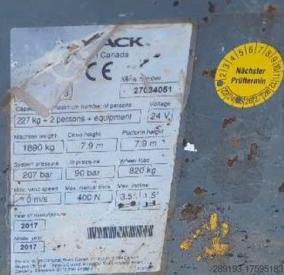 Kéo cắt Skyjack SJIII 3226 Elektro 9,90m