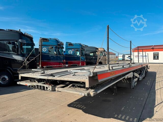 Semirimorchio portacontainer per auto  ROLFO S2 * HYDR. LADEFLÄCHE * BPW *