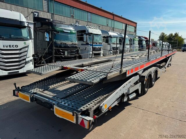 Semirimorchio portacontainer per auto  ROLFO S2 * HYDR. LADEFLÄCHE * BPW *