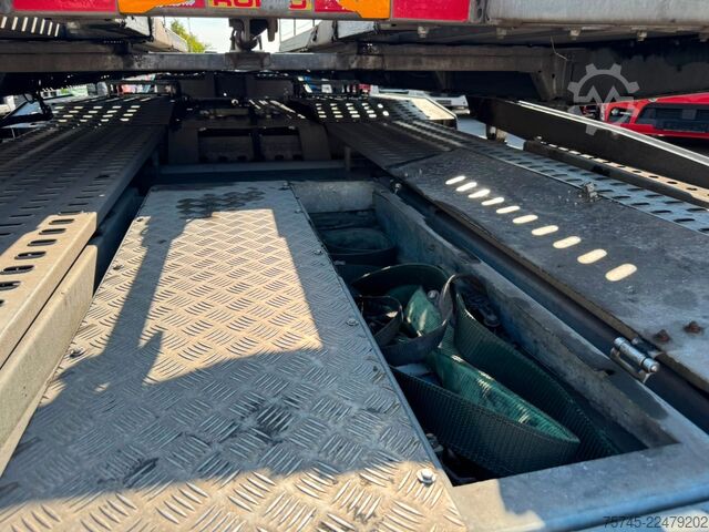 Semirimorchio portacontainer per auto  ROLFO S2 * HYDR. LADEFLÄCHE * BPW *