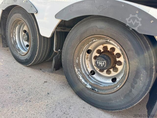 Semirimorchio portacontainer per auto  ROLFO S2 * HYDR. LADEFLÄCHE * BPW *