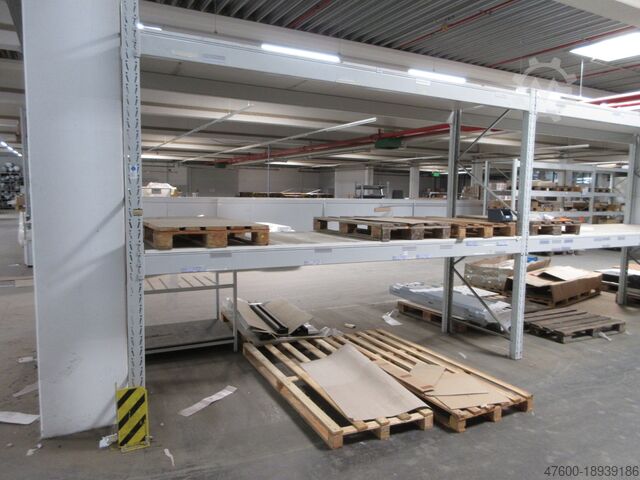 Hochregallager 300lfm Palettenregal Regal Höhe 2,75m Schwerlastregal Tr 3000Kg mit Holzböden