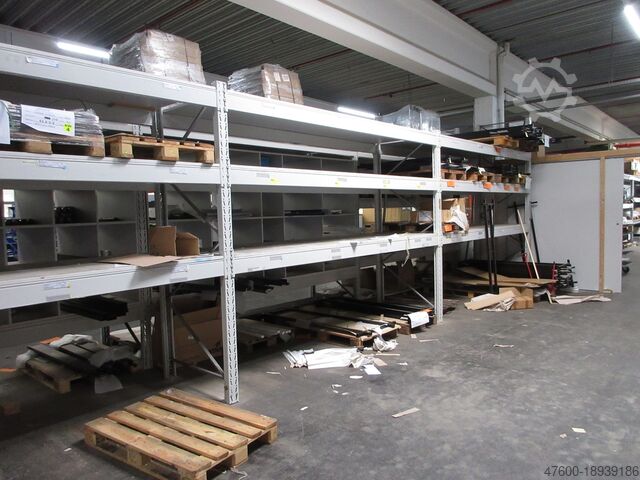 Hochregallager 300lfm Palettenregal Regal Höhe 2,75m Schwerlastregal Tr 3000Kg mit Holzböden
