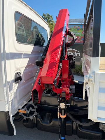 Furgón con grúa montada sobre camión IVECO Daily 72-180 Meiller Kipper Kran 10m FUNK AHK