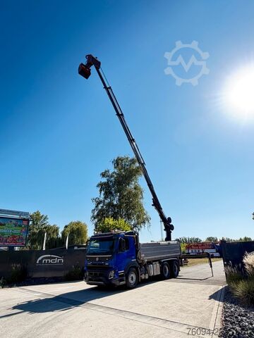 Grúa montada en camión VOLVO FMX 500 6x4 KRAN abstattelbar 18m Kipper Bordmat