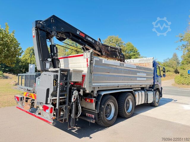 Grúa montada en camión VOLVO FMX 500 6x4 KRAN abstattelbar 18m Kipper Bordmat