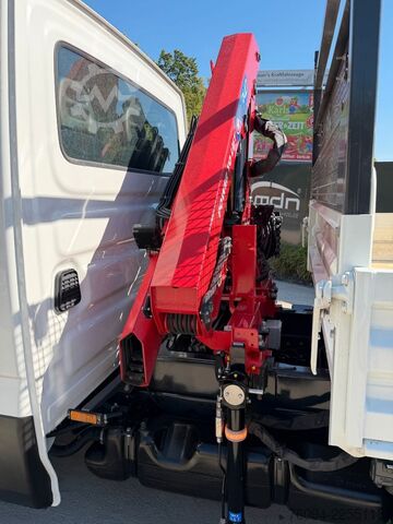Furgón volquete IVECO Daily 72-180 Meiller Kipper Kran 10m FUNK AHK