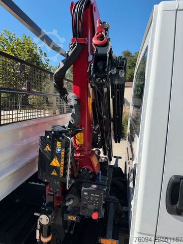 Furgón volquete IVECO Daily 72-180 Meiller Kipper Kran 10m FUNK AHK