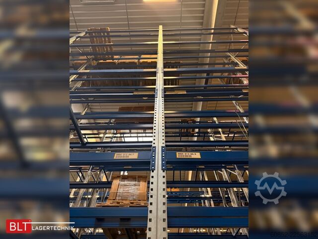 ชั้นวางของหนัก, ชั้นวางอุตสาหกรรม, ชั้นวางสูง SSI Schäfer PR600 – 30,90 lfm, Höhe 4,9m Boden + 2 Ebenen | Fachlast bis 3500 kg