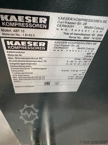 Druckluftkältetrockner Käser ABT 15