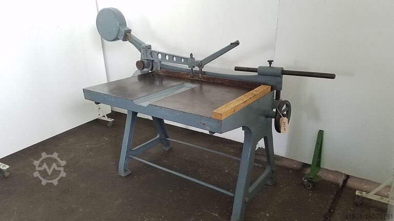 Rokas giljotīnas šķēres / giljotīnas šķēres STÜCKMANN-HILLEN HS 1020 x 1,5