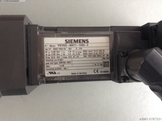 تكنولوجيا إلكترونيات / محرك SIEMENS 1FK7022-5AK71-1UG5-Z