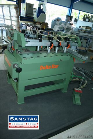 Construction and hole line drilling machine 