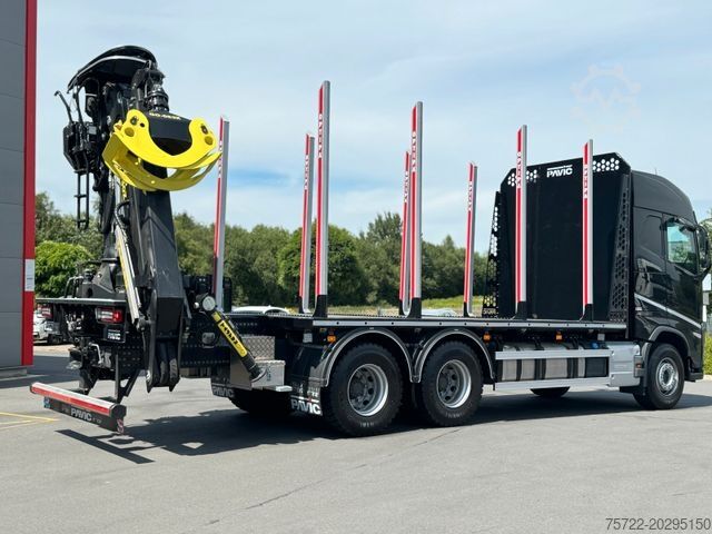 รถบรรทุกไม้ซุง VOLVO FH 540 BL 6x4 Plattform Kran TAJFUN LIV L150Z96