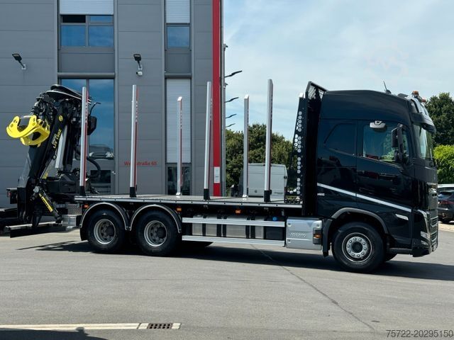 รถบรรทุกไม้ซุง VOLVO FH 540 BL 6x4 Plattform Kran TAJFUN LIV L150Z96