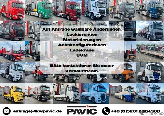 トラック搭載型クレーン VOLVO FH 540 8x4 Pritsche Palfinger 165.002 TEC 7 +JIB