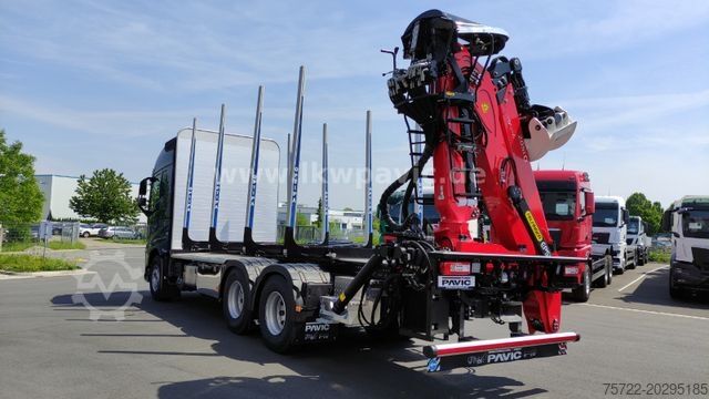 木材運搬トラック VOLVO FH 540 BL 6x4/KRAN EPSILON ODER TAJFUN-LIV