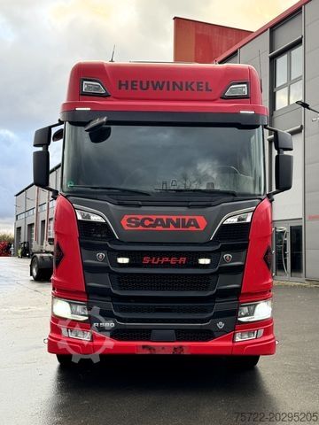 Autocarro forestale SCANIA R580 6x4 Kurzholz LKW mit Epsilon M12Z 83