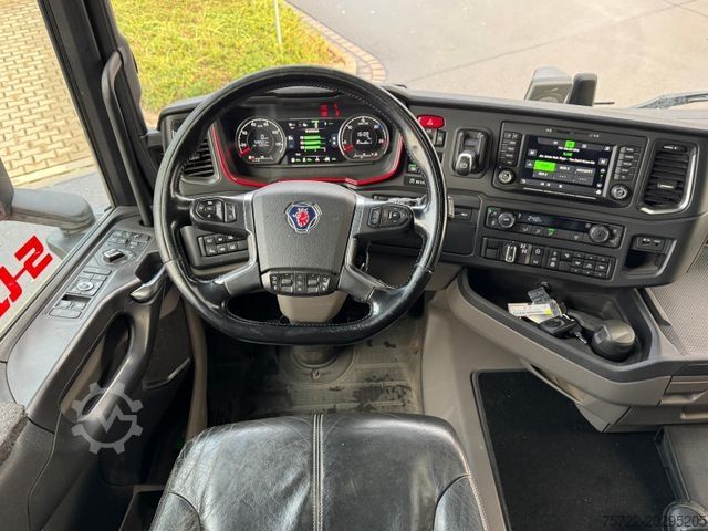 木材運搬トラック SCANIA R580 6x4 Kurzholz LKW mit Epsilon M12Z 83