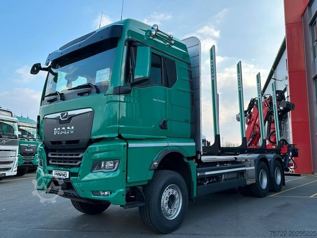 Faházszállító teherautó MAN TGX 33 520 6x4BB Epsilon Q150Z SOFORT VERFÜGBAR!