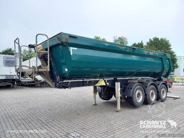 Kiper poluprikolica Schwarzmüller Semitrailer Tipper Steel half pipe body 23m³
