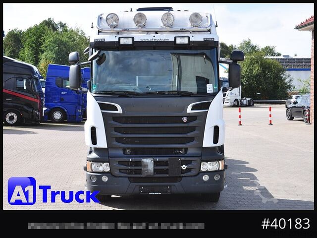 Āķa konteineru automašīna SCANIA R500, V8,,  Meiller, Liftachse,