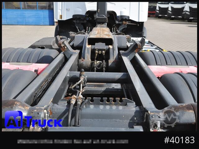 Āķa konteineru automašīna SCANIA R500, V8,,  Meiller, Liftachse,