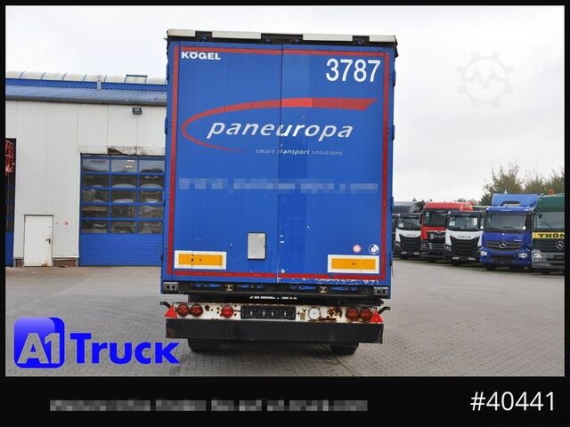 Trailer semi terbuka dengan terpal KOEGEL S 24 Tautliner, Code XL, BPW,