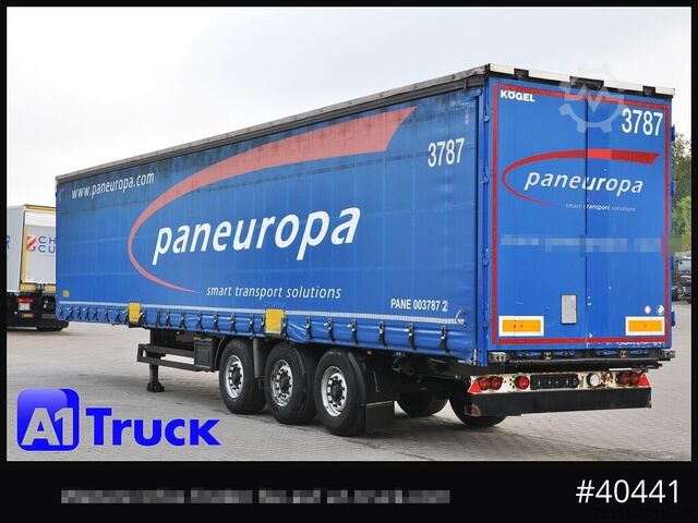 Trailer semi terbuka dengan terpal KOEGEL S 24 Tautliner, Code XL, BPW,