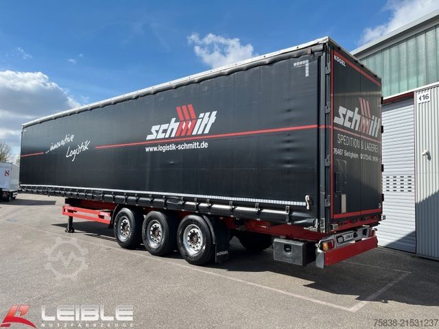 Öppen semitrailer med kapell KÖGEL SN 24*Standard Tautliner*Zertifikat Code XL*SAF*