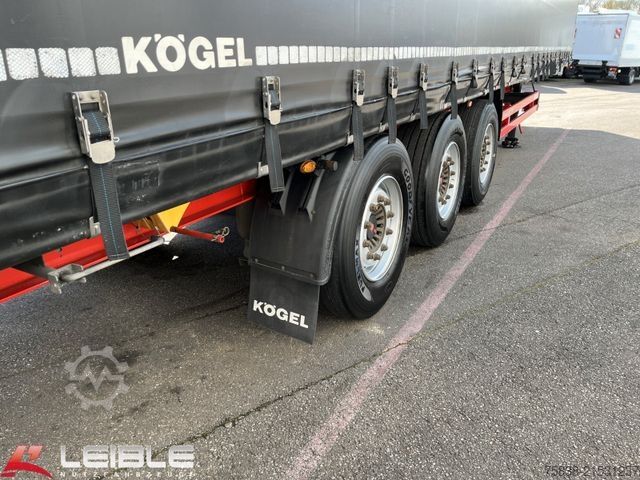 Öppen semitrailer med kapell KÖGEL SN 24*Standard Tautliner*Zertifikat Code XL*SAF*