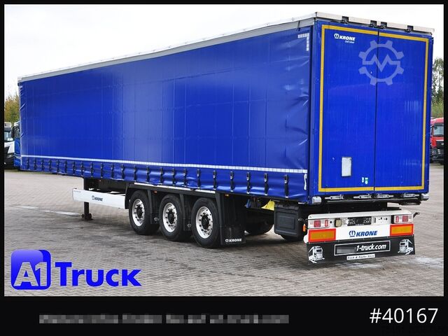 Semirremolque abierto con toldo KRONE Tautliner, Liftachse, Coimulde, Ice Protect, TÜV 09/2026