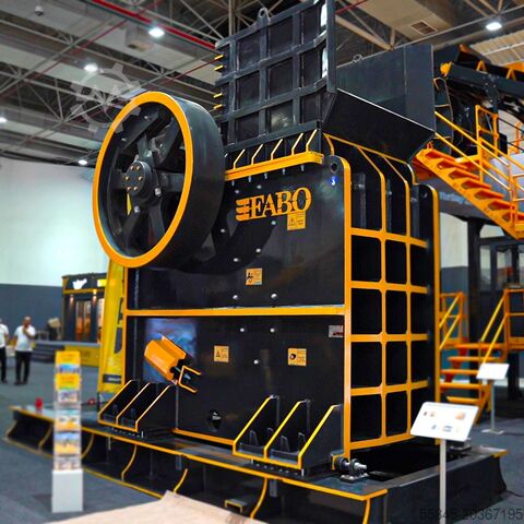  FABO Jaw Crusher Hard stone crushing machine 320-600 t/h