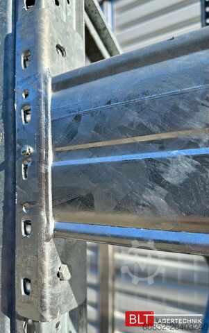 100 lfm. Palettenregale für Außenbereich H: 4,5m , 3000 kg Fachlast , FVZ