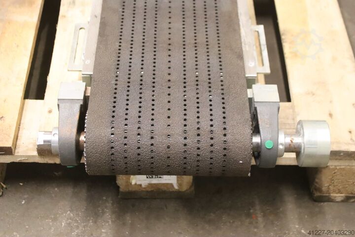 Conveyor belt with vacuum partial surface unbekannt 250 x 1700 mm
