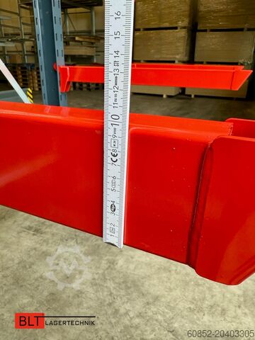 Kragarmregal Schwerlastregal Langgutrega ca. 4 lfm. Kragarmregal H: 400cm ,Fuß +3 650 kg Belastung pro Arm , Langgutregal