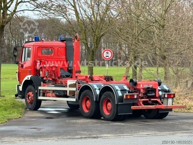 Kroklastbil MERCEDES-BENZ SK 2635 V8 Abrollkipper 6x4 Meiller Oldtimer