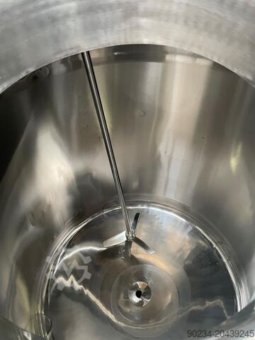 Mezclador vertical de acero inoxidable de 750 litros, 900 mm de diámetro x 1.000 mm lado recto BRABY LTD. 750 Litre