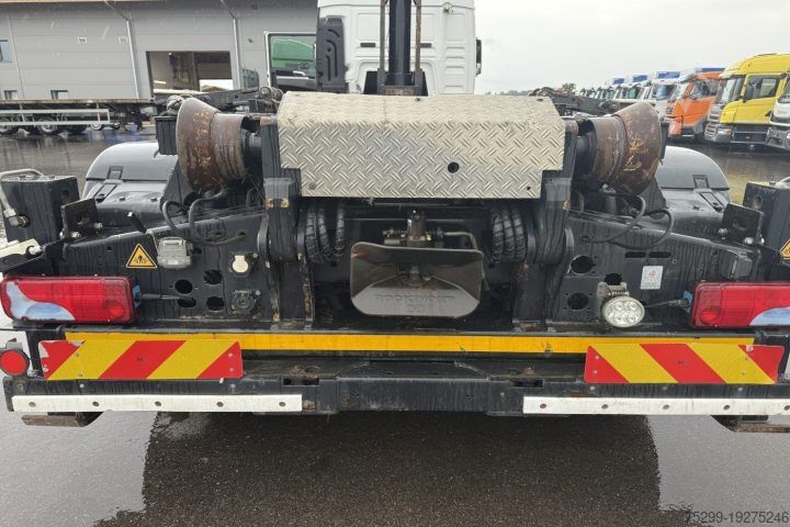 Φορτηγό γερανός roll-off MAN TGS 34.420 8×2 M-TEC Silosteller / Swiss-Vehicle
