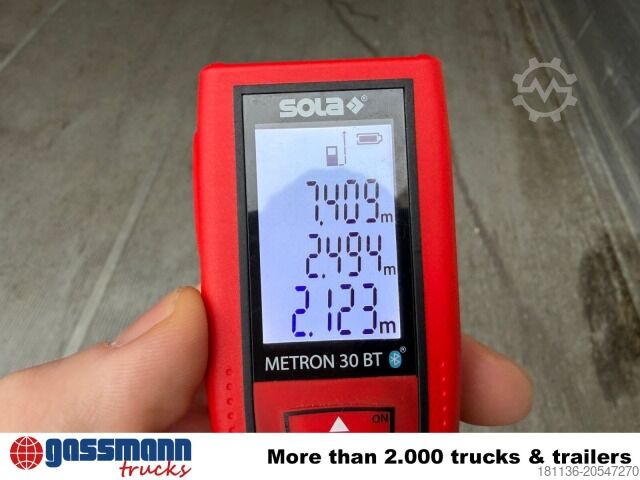 Lori kotak Mercedes-Benz Antos 2535 L 6x2, Lenk-/Liftachse, LBW BÄR