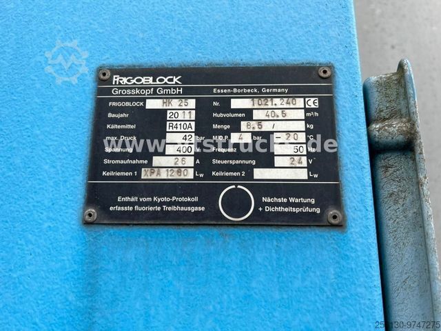 Reefer semitrailer ACKERMANN-FRUEHAUF VS-F27/13,6 E ZG Kühlkoffer mit LBW, Tridec