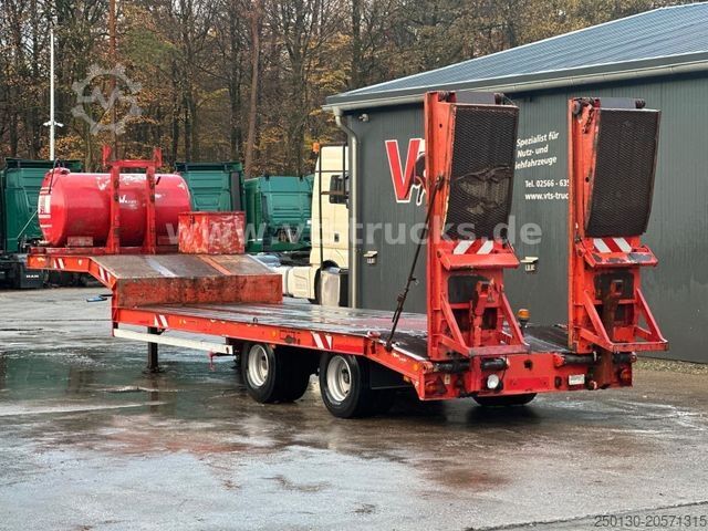 Semirremolque de plataforma baja GOLDHOFER STU 2-27/80 Hydr. Rampen Wasserfass