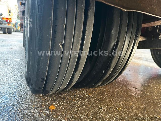 Semirremolque de plataforma baja GOLDHOFER STU 2-27/80 Hydr. Rampen Wasserfass