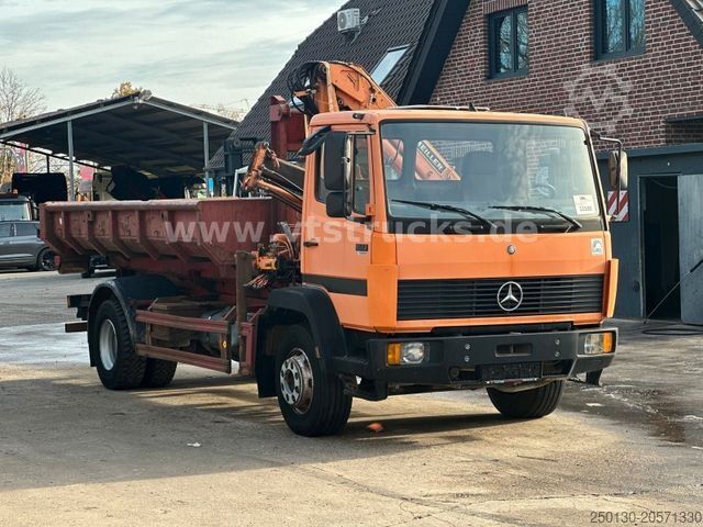Крюковой мусоровоз MERCEDES-BENZ 1517 4x2 Meiller Abroller/Kran