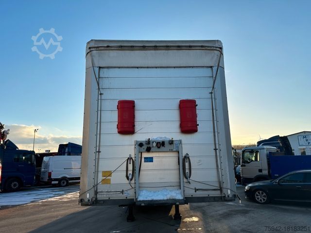 Otvorena poluprikolica sa ceradom SCHMITZ CARGOBULL SCS 24/L XL LIFT EDSCHA PALETTENKASTEN