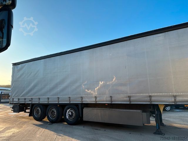 Otvorena poluprikolica sa ceradom SCHMITZ CARGOBULL SCS 24/L XL LIFT EDSCHA PALETTENKASTEN