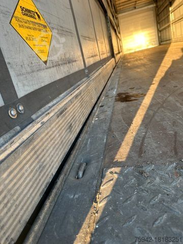 Otvorena poluprikolica sa ceradom SCHMITZ CARGOBULL SCS 24/L XL LIFT EDSCHA PALETTENKASTEN
