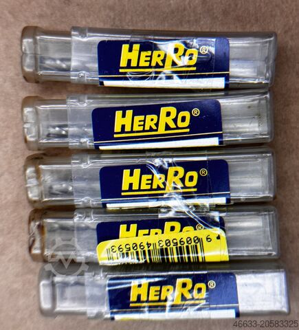 52 шт. кінцевих фрез HSS, нові, Ø 6, 8, 10