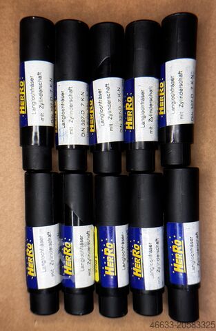 52 шт. кінцевих фрез HSS, нові, Ø 6, 8, 10