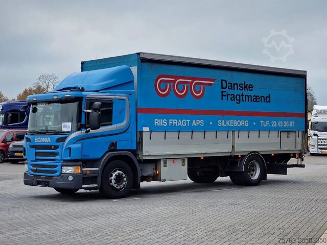 Terpal Scania P250 4x2 - Loadlift - Side boards - Full air - ...